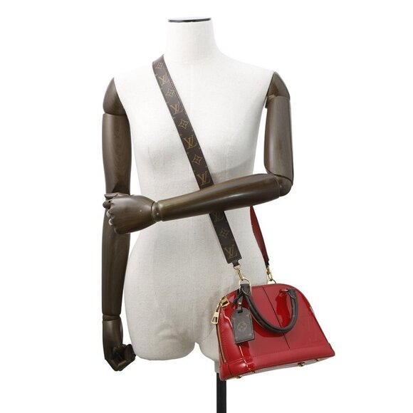 LOUIS VUITTON Alma Size BB Monogram Vernis Leather scarlet M52498 - Picture 4 of 16